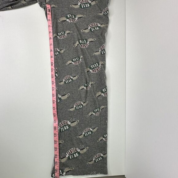 Friends Central Perk Pajama Lounge Pants Pockets Sleepwear 90s Y2K TV Show Small - Picture 11 of 12